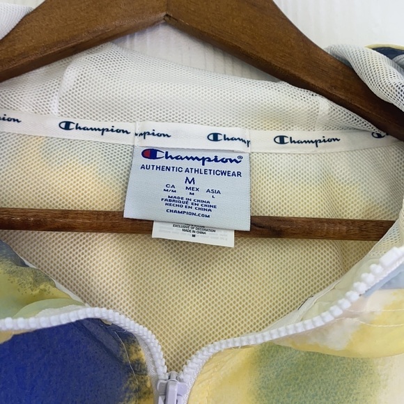 Champion - NWT Pastel Stadium Lightweight Anorak Windbreaker Size Medium - Picture 9 of 13